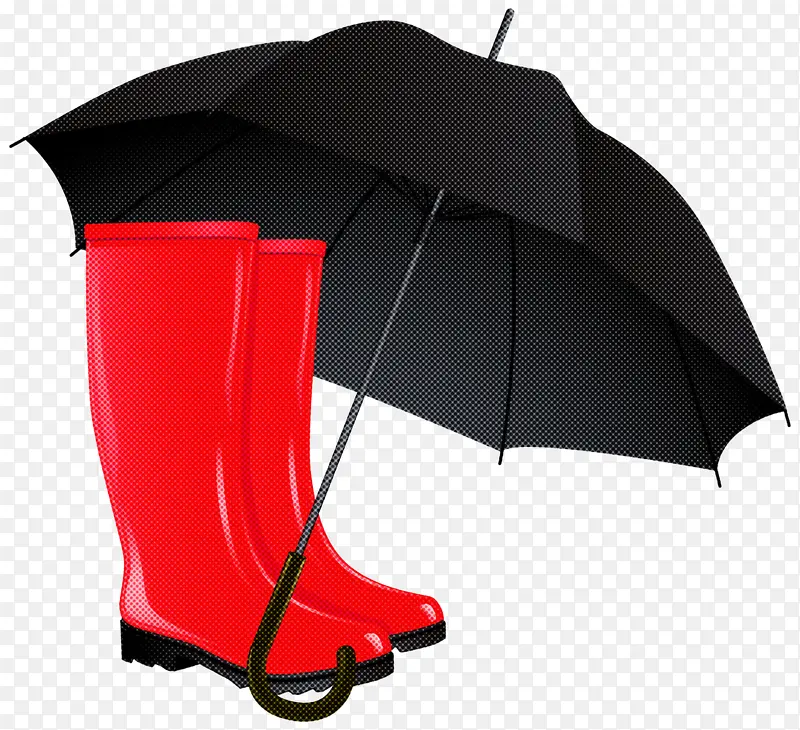 红色 雨伞 时尚配饰