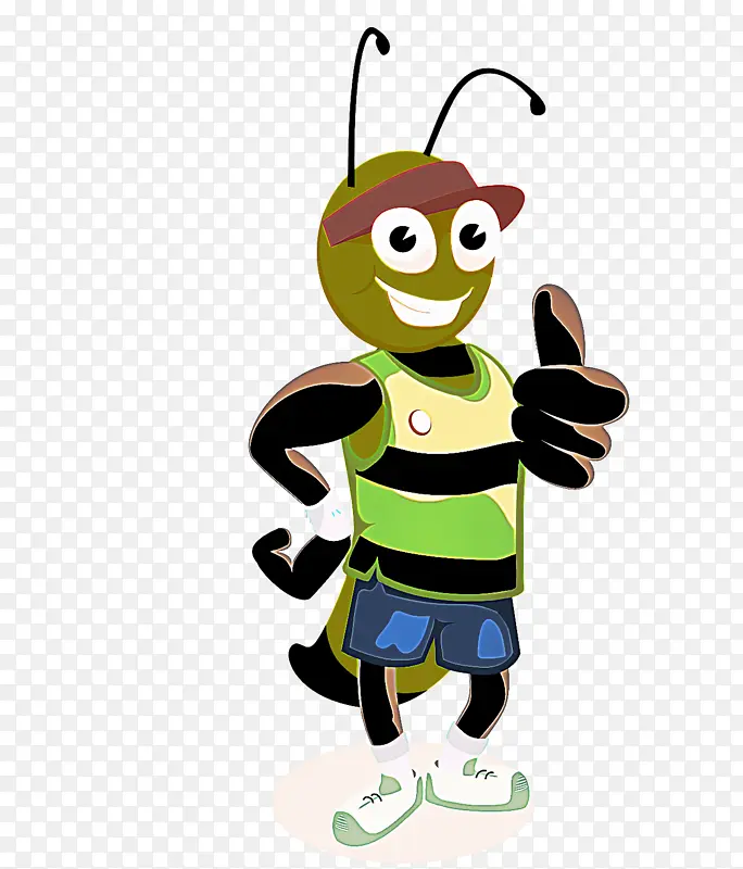 卡通 昆虫 蜜蜂