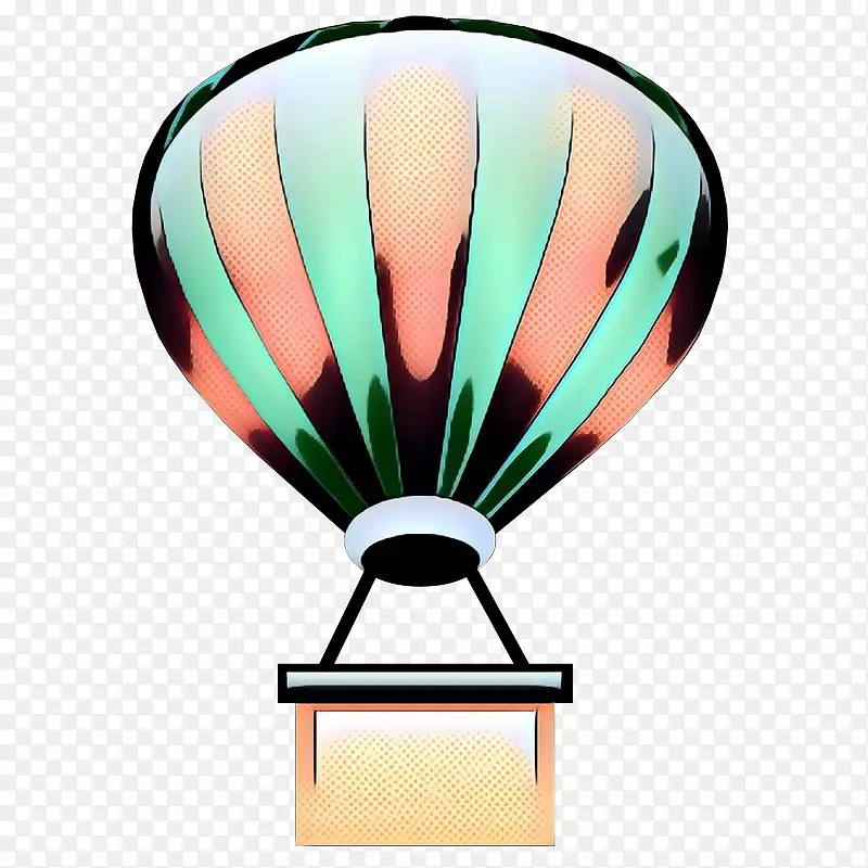波普艺术 复古 热气球