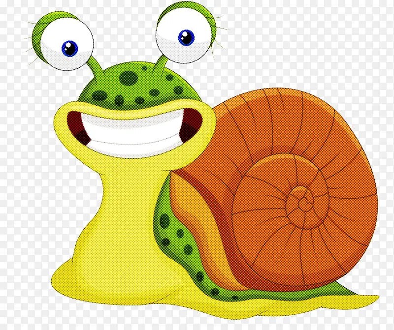 蜗牛和蛞蝓蜗牛卡通