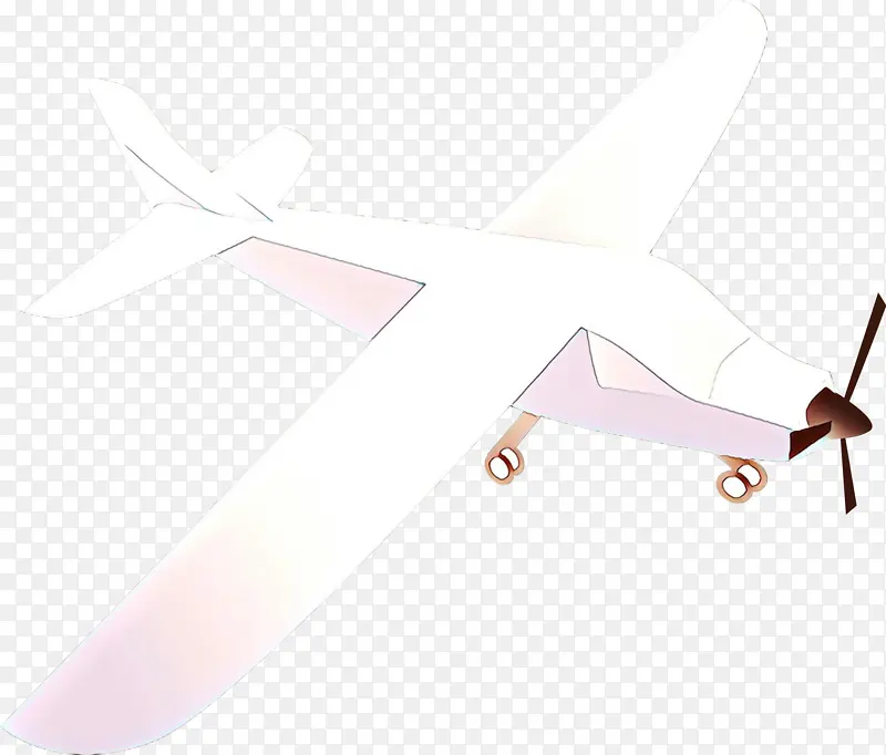 卡通 粉色 飞机