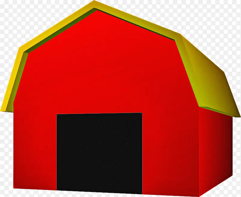 红色 房子 狗屋