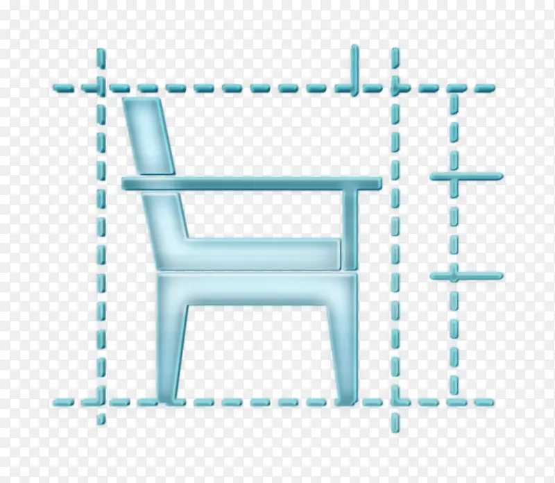 建筑图标 椅子图标 设计图标