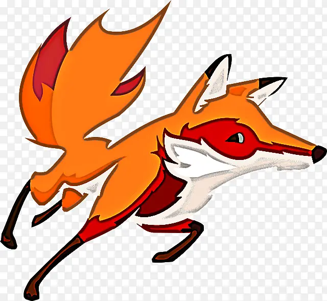 红狐 狐狸 卡通
