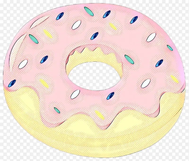 波普艺术 复古 甜甜圈