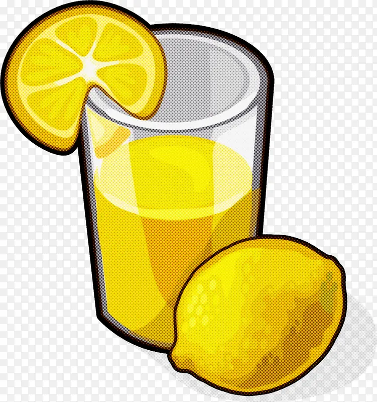 黄色 果汁 柠檬