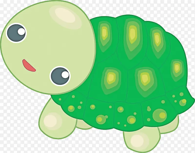 绿色 卡通 乌龟