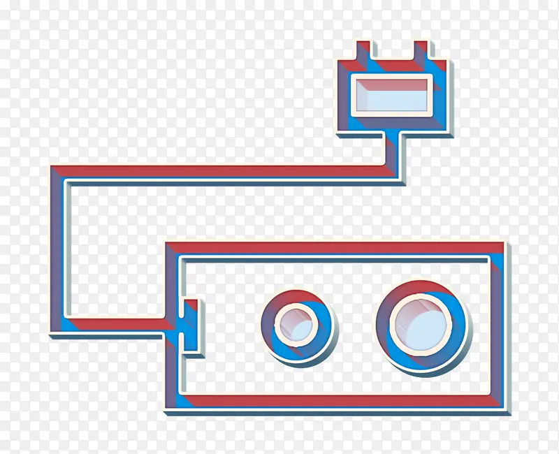 电缆图标 电气图标 电气插头图标