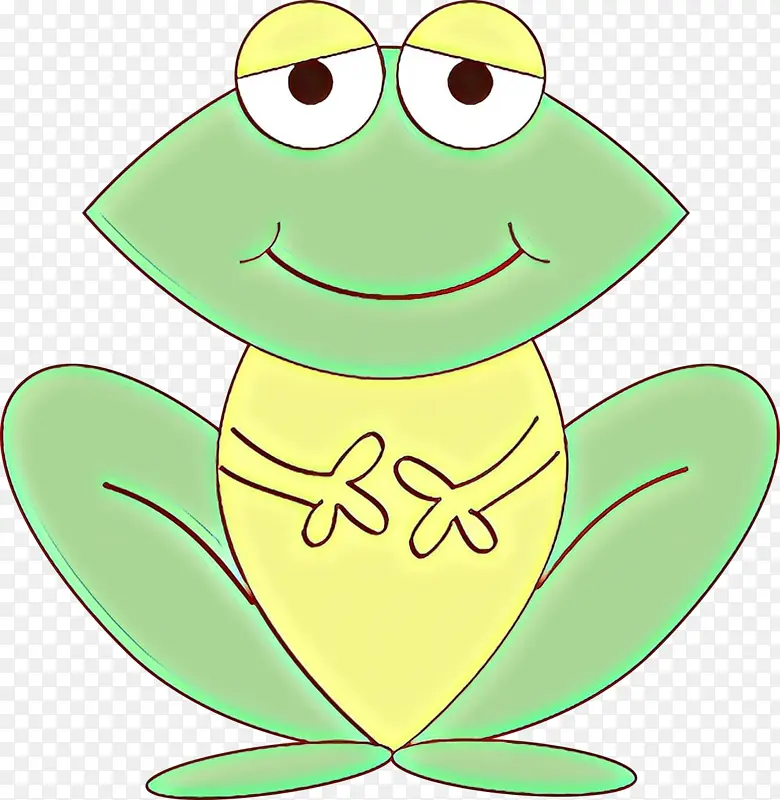 卡通 绿色 青蛙