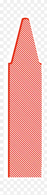 红色 线条 长方形