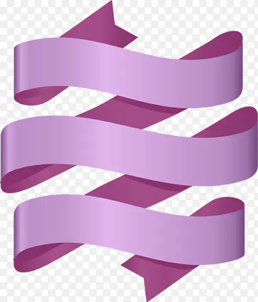 紫色 粉色 丝带