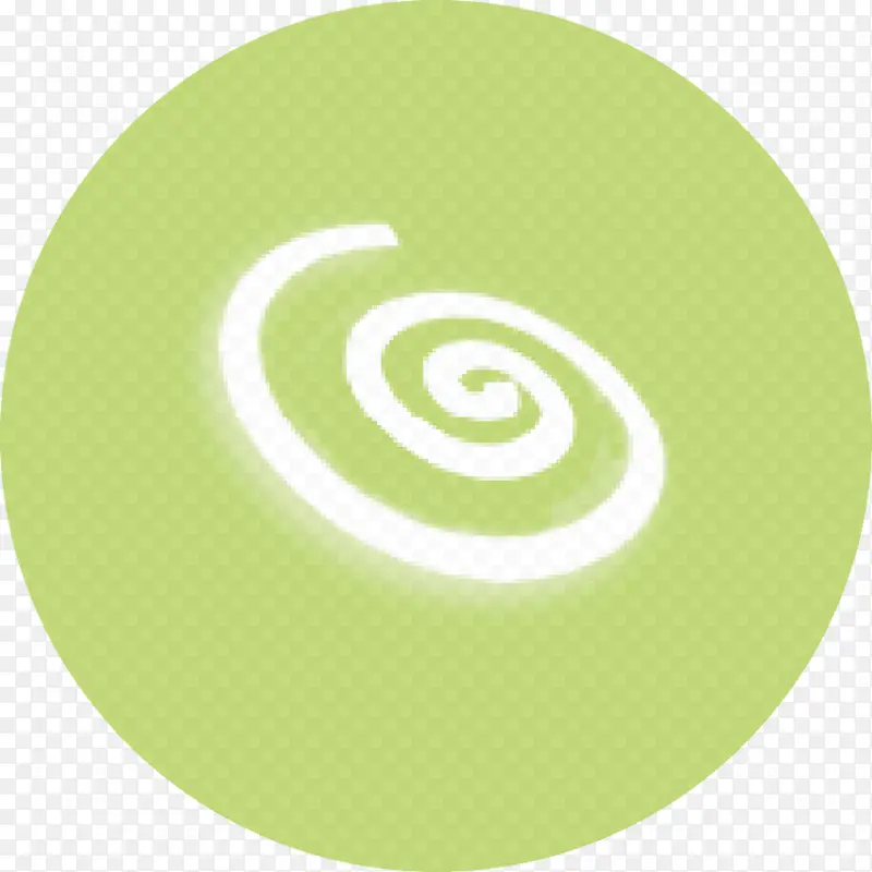 绿色 螺旋形 圆形