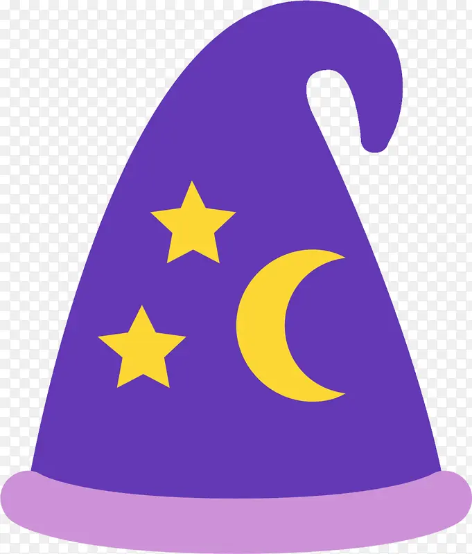 紫色 女巫帽 古装帽
