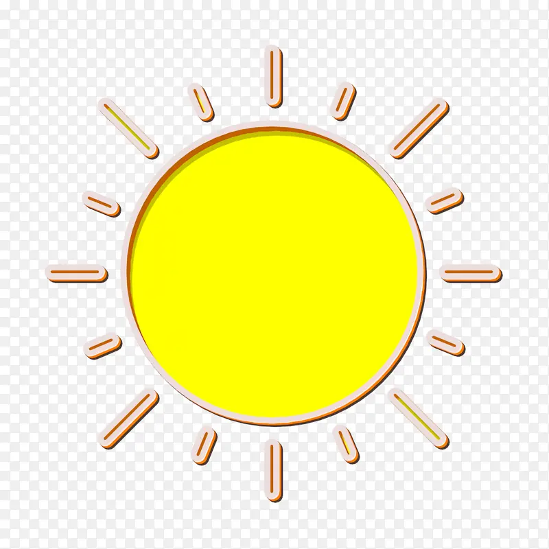 太阳图标 天气设置图标 阳光图标