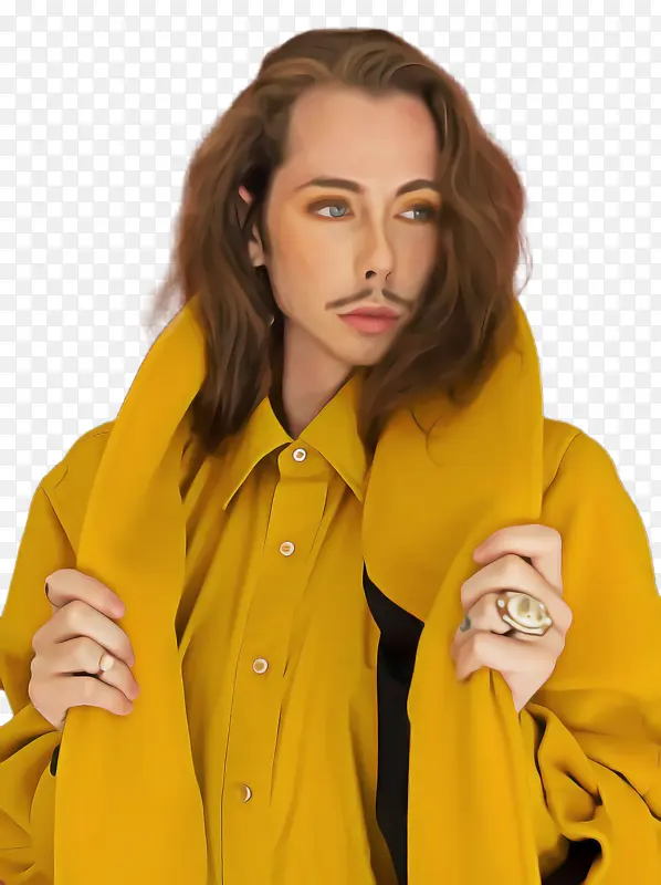 黄色 衣服 外套