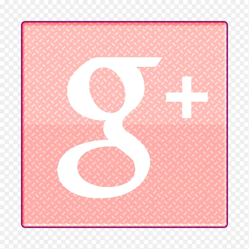 谷歌图标 粉色 圆形