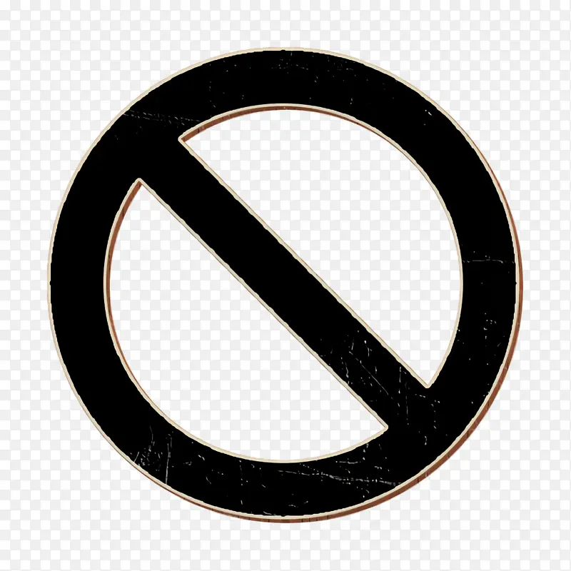 禁止图标 禁止停车图标 符号