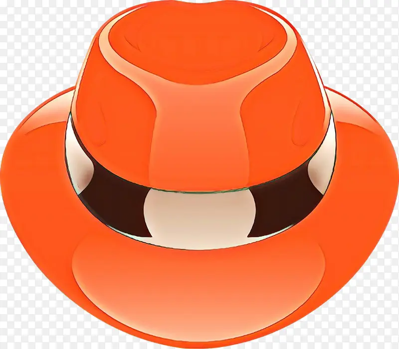 卡通 橙色 帽子