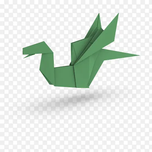 折纸 绿色 折纸纸