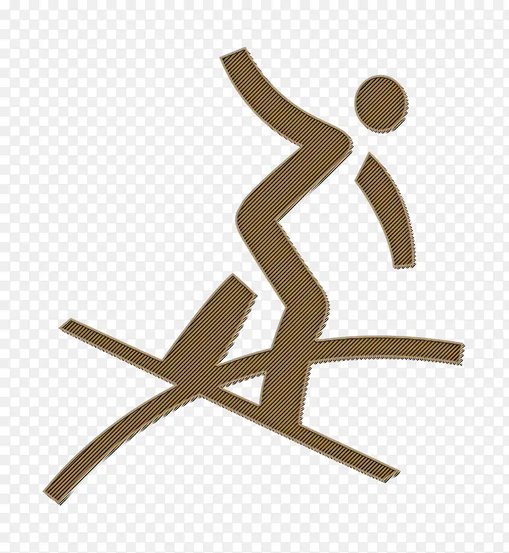 奥运会标志 滑雪板标志 标志