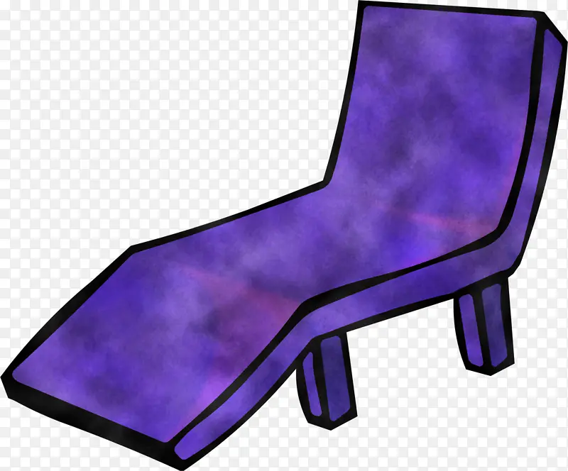 紫色 躺椅 家具
