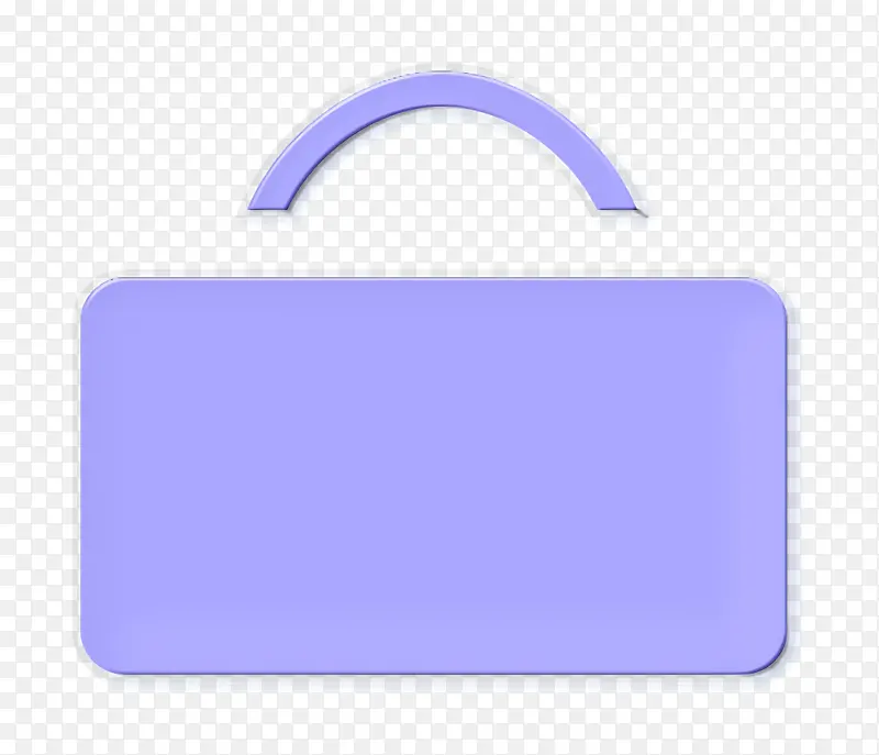 公文包图标 蓝色 紫色