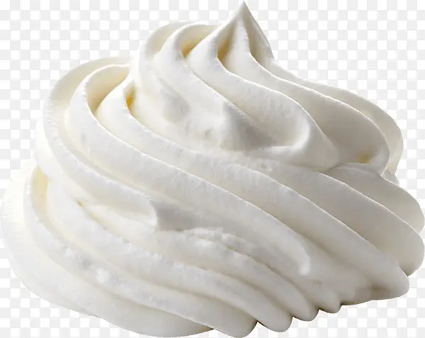 生奶油 白色 软冰淇淋