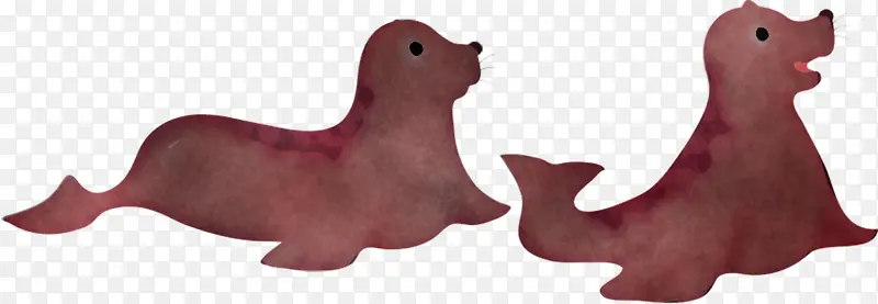 动物塑像玩具海豹加利福尼亚海狮