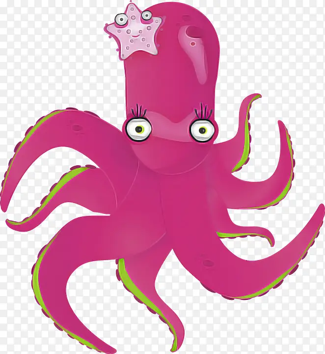 章鱼 巨型太平洋章鱼 粉色