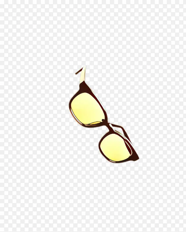 眼镜 黄色 太阳镜