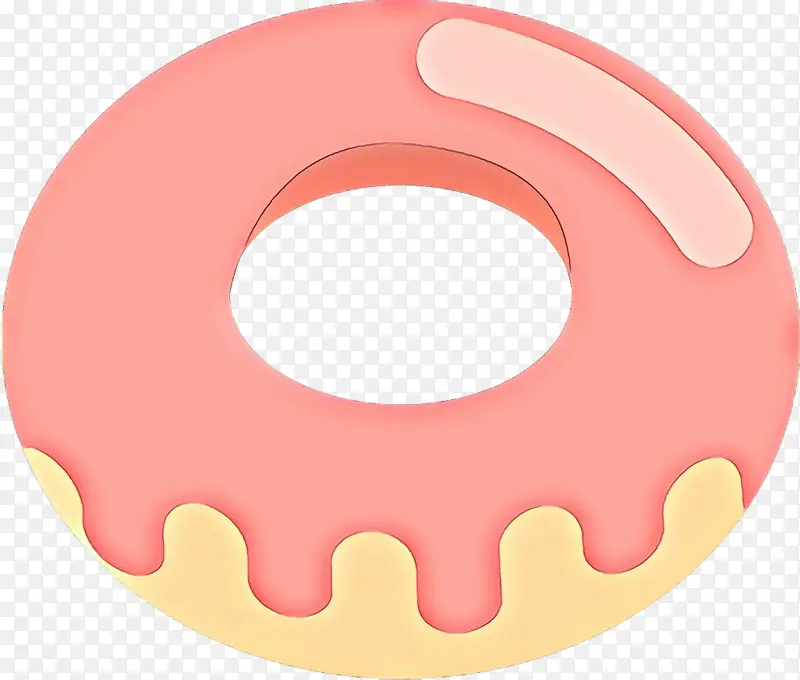 粉色 甜甜圈 圆圈