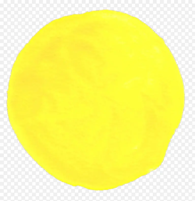 黄色 圆圈