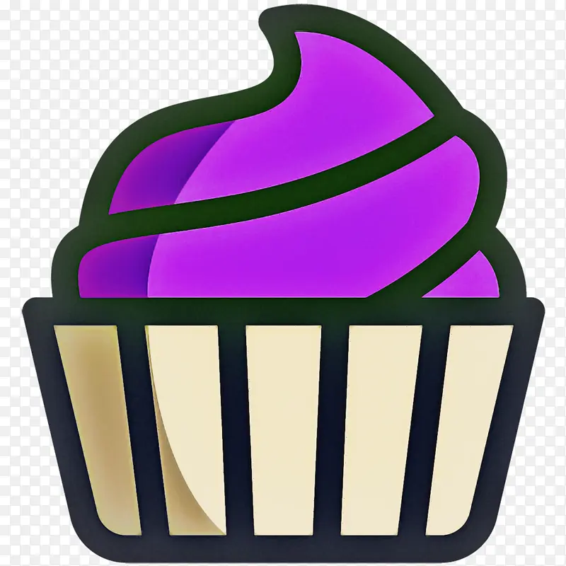 紫色 烘焙杯 标志