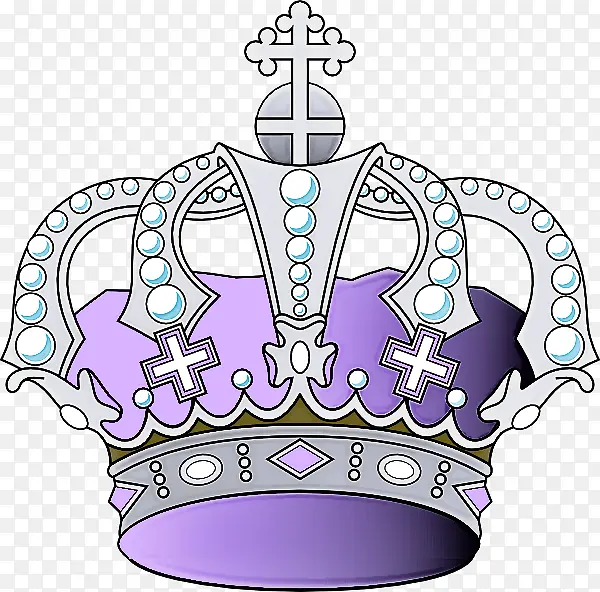 皇冠 紫色 头饰