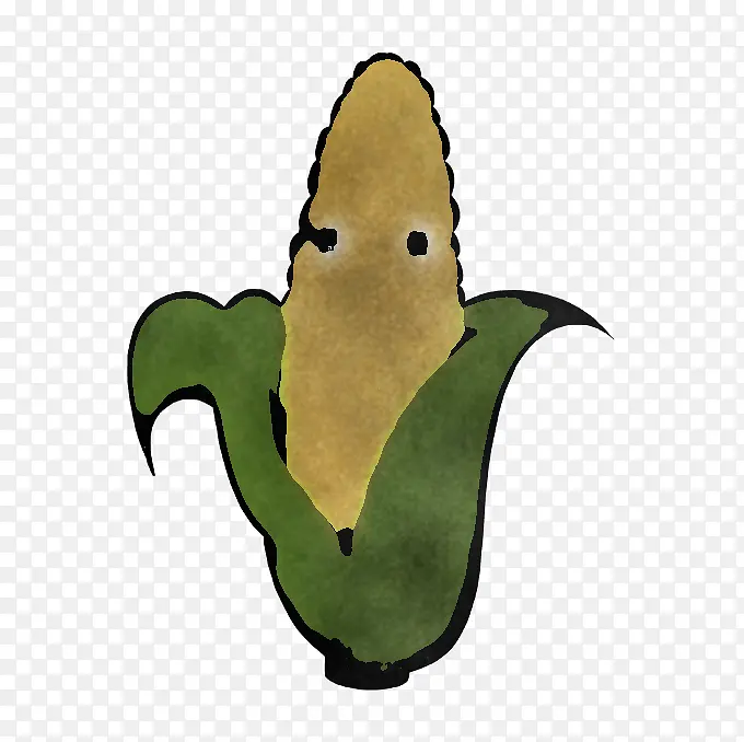 卡通 绿色 香蕉