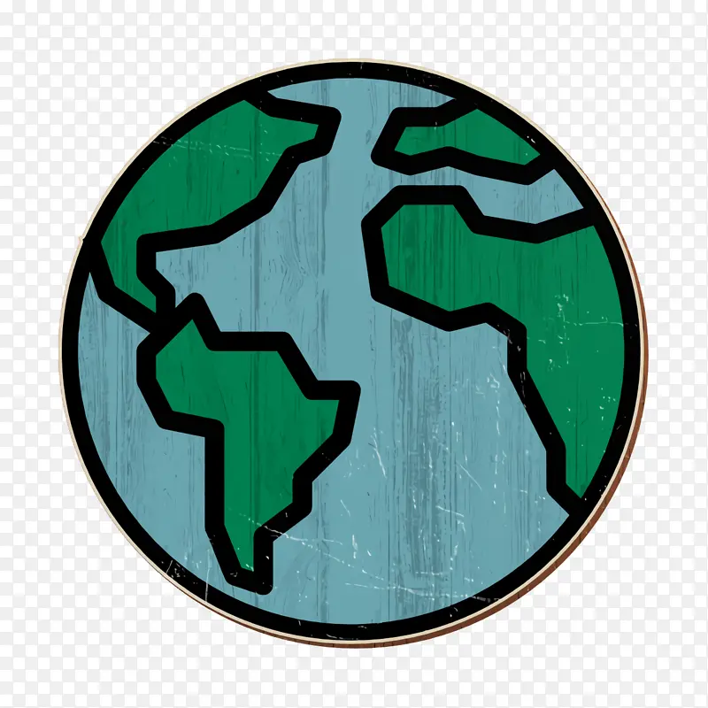 全球图标 地球图标 科学图标