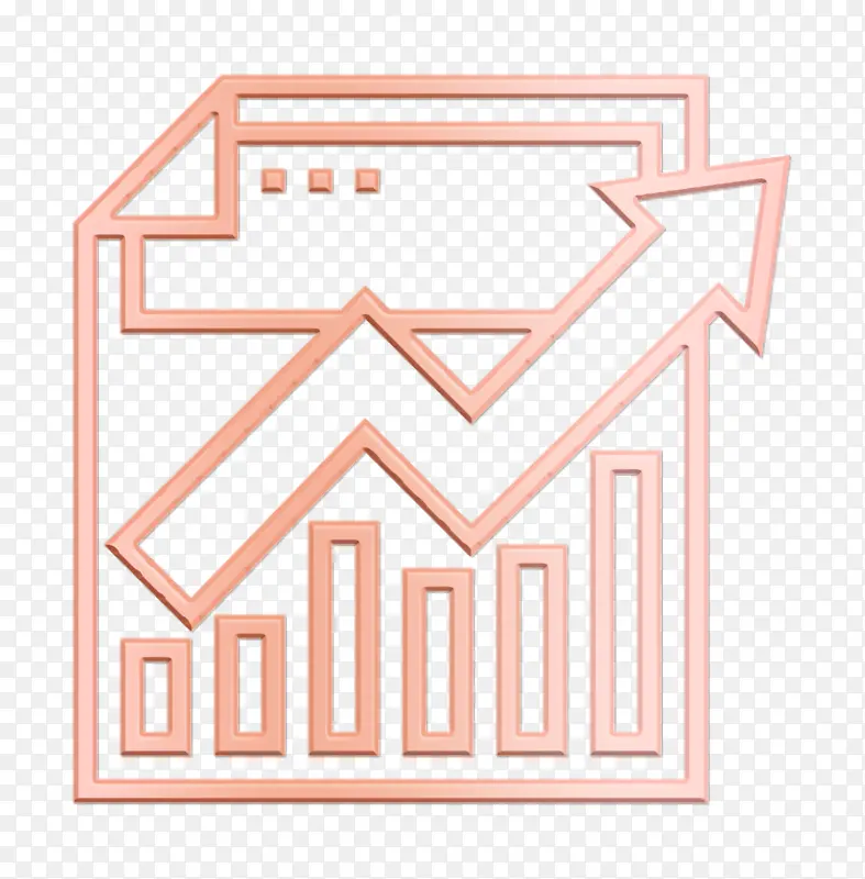 增长图标 业务分析图标 性能图标