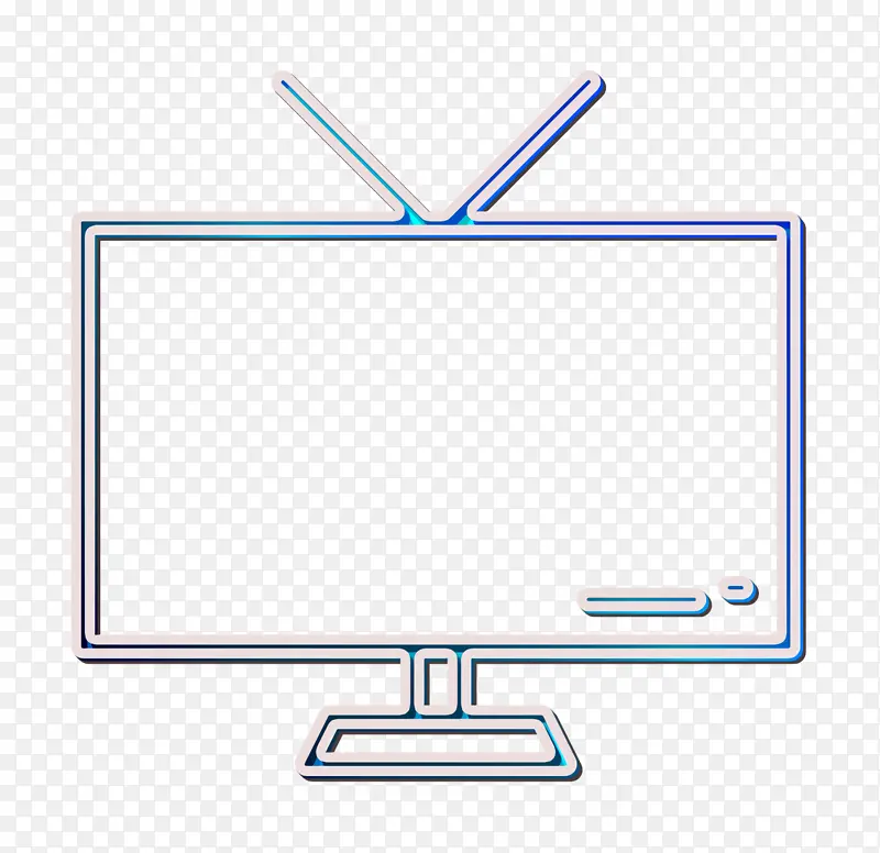 用户界面图标 电视图标 电脑显示器配件
