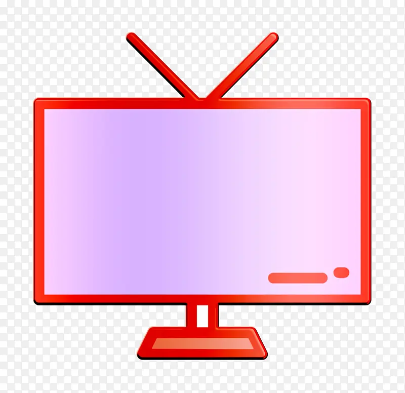 用户界面图标 电视图标 电脑显示器配件