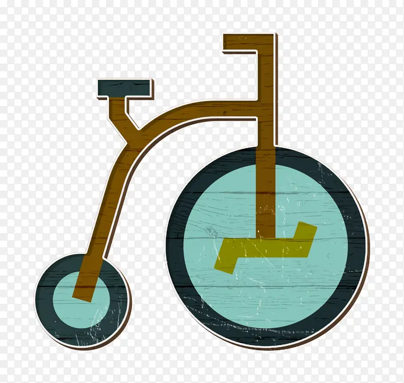 自行车图标 三轮车图标 车辆和交通工具图标
