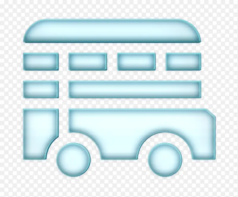 车辆和交通工具图标 公交车图标 交通工具