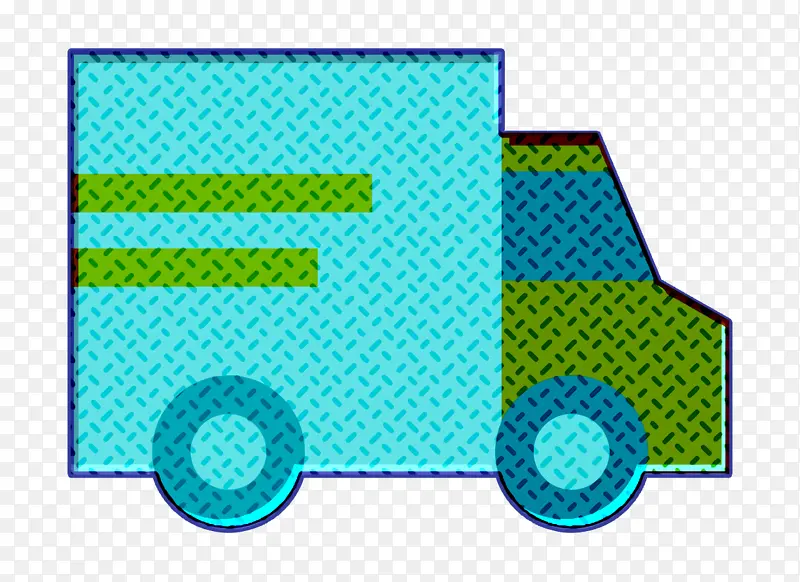 卡车图标 车辆和运输工具图标 线路