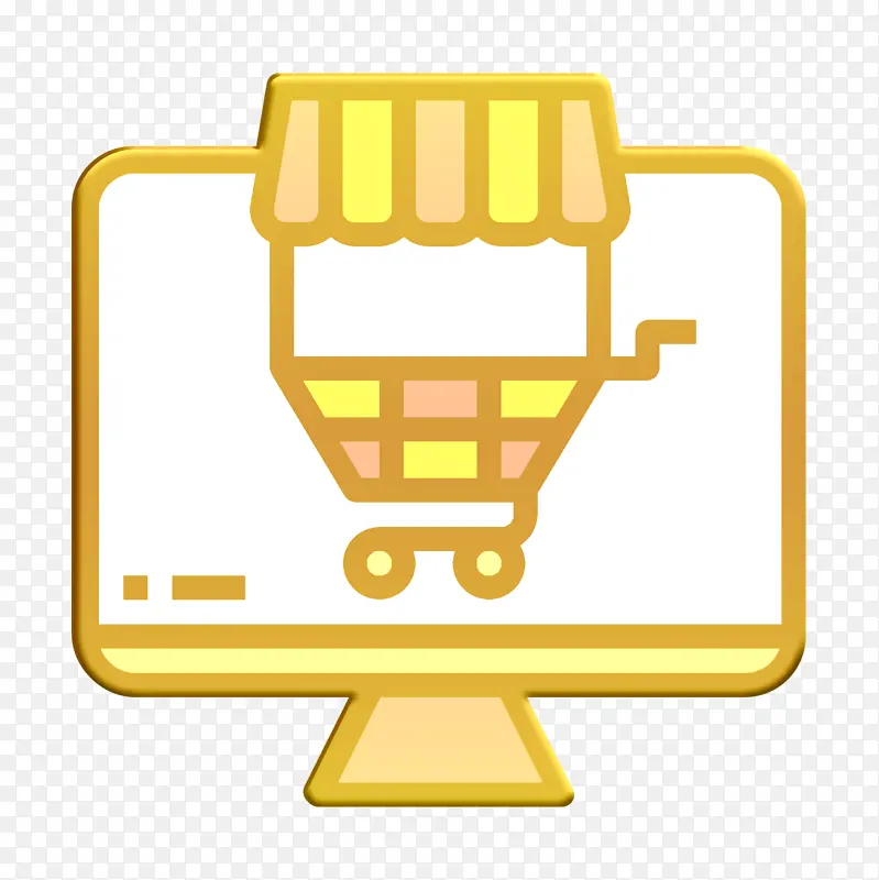 购物图标 商业和购物图标 网上购物图标