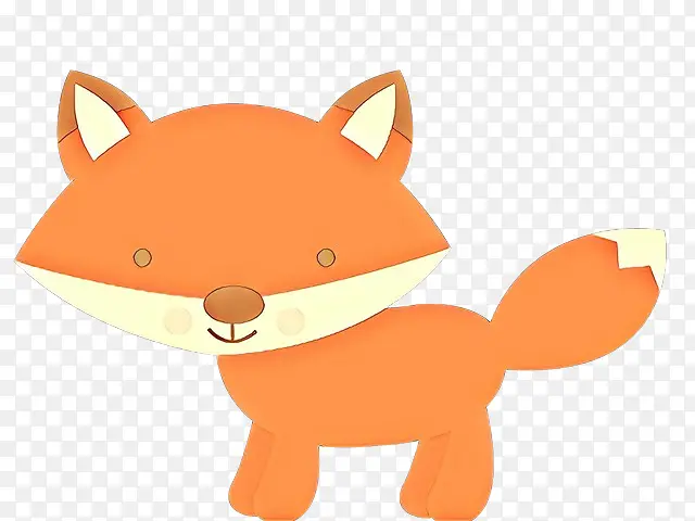 卡通 橙色 狐狸