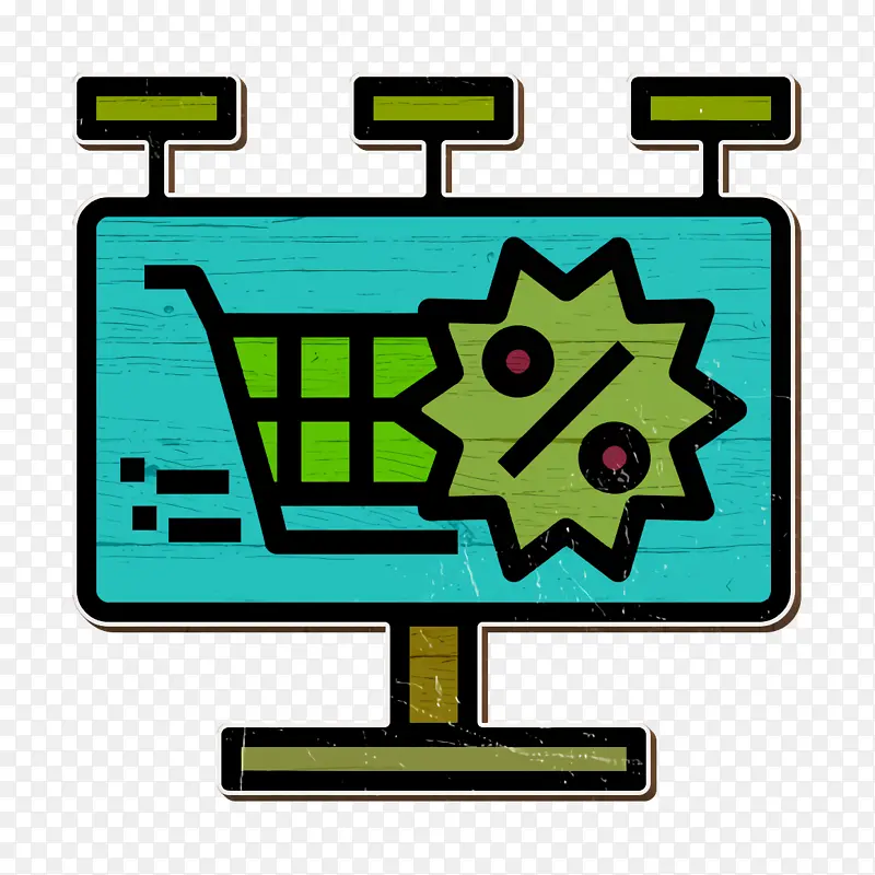 广告牌图标 广告图标 电脑显示器配件
