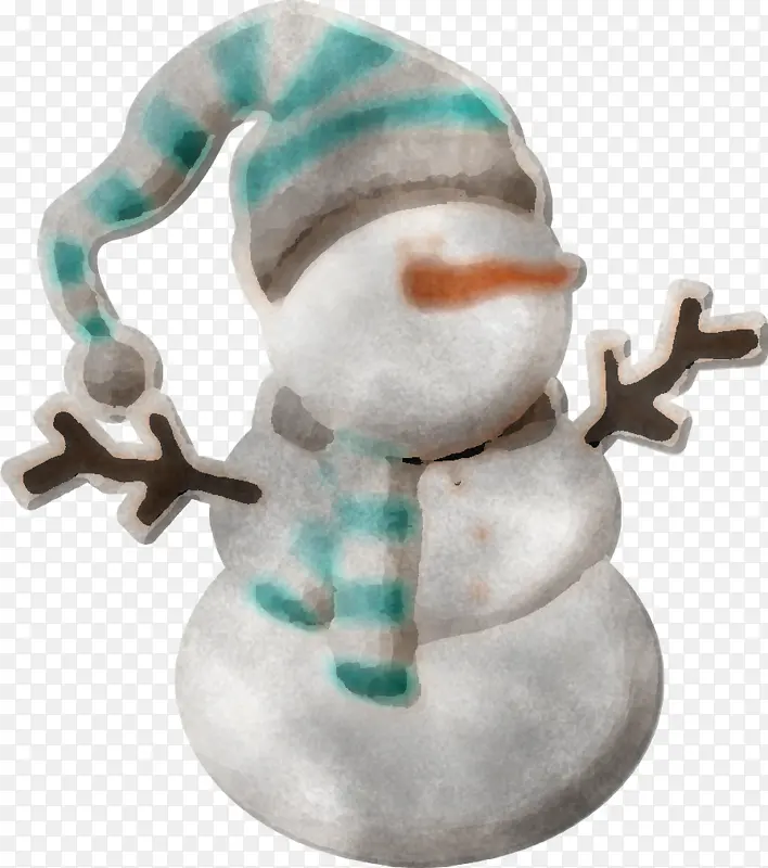 雪人 雕像 圣诞节