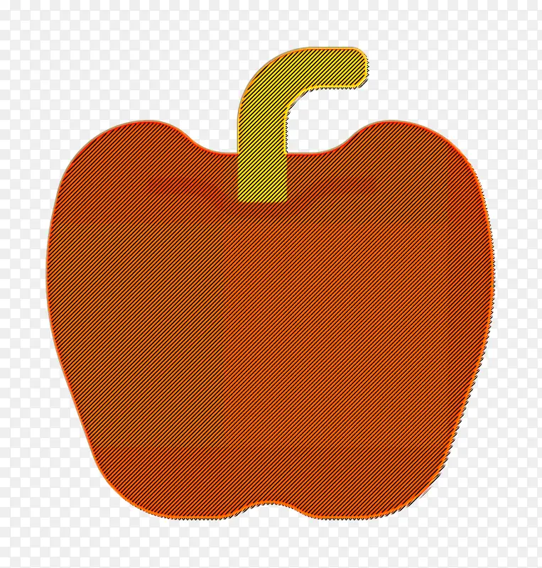 食品和餐厅图标 水果和蔬菜图标 苹果图标