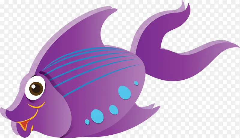 紫色 鱼 尾巴