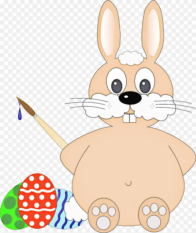 卡通 兔子 兔子和野兔