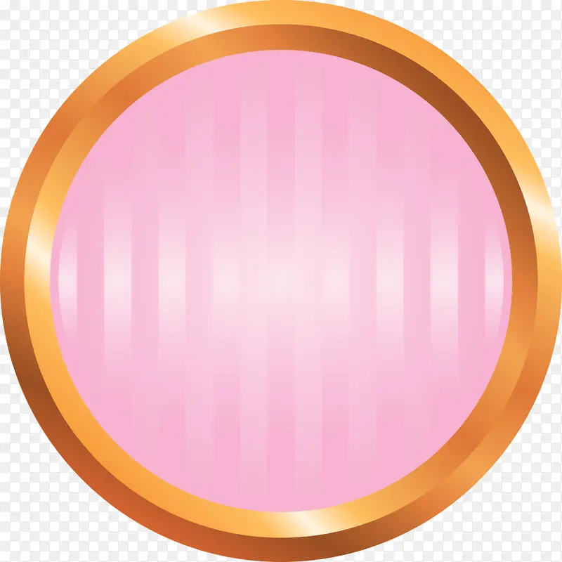 圆形框架 粉色 浅色